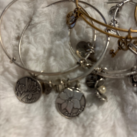 Alex and Ani Bracelets Set of 8 - Picture 2 of 4